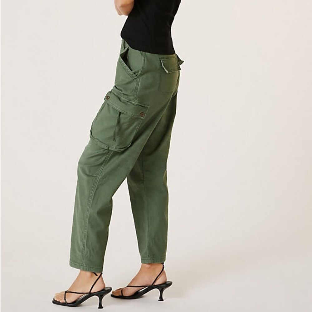 Anthropologie Pilcro Utility Cargo Pant - Army Green